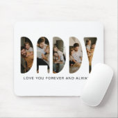 DADDY Photo Letters Mousepad (Mit Mouse)