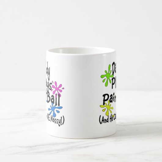 Daddy Plays Paintball Kaffeetasse (Mittel)