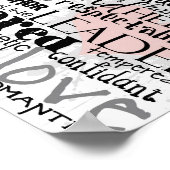 Daddy Printable Grey on Poster (Ecke)