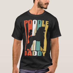 Daddy Pudel Hund Shirt Vintage Geschenk für Dad Li