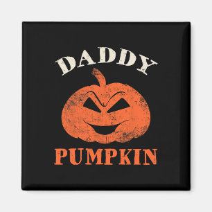 Daddy Pumpkin Matching Family Halloween Thanksgivi Magnet