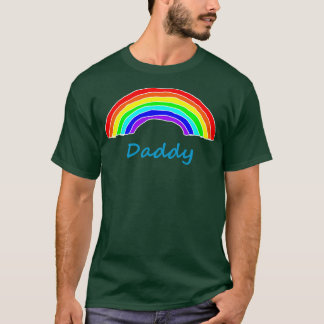 Daddy Rainbow zum Vatertag T-Shirt