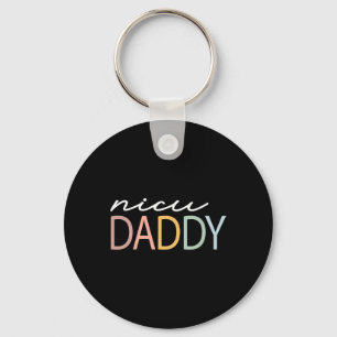 Daddy Retro Colorful Nicu Vater Boho Tiny Warrior Schlüsselanhänger