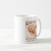 Daddy, rosa Herz, Single Foto Custom Kaffeetasse (VorderseiteRechts)