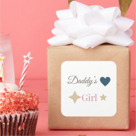 Daddy’s Girl Süßer Aufkleber – Süße Vater-Tochter 