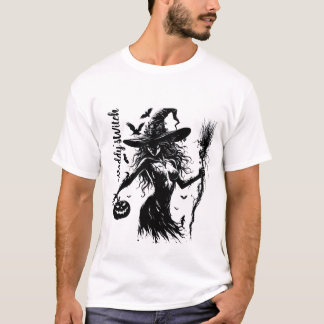 "Daddy’s Hexe" T - Shirt der Männer - Sexy Hallowe