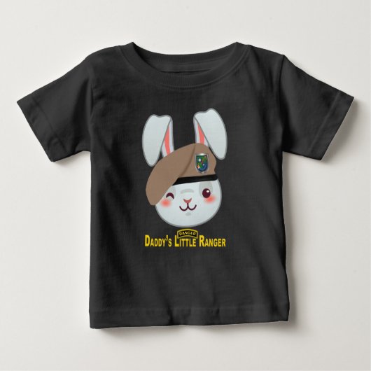 "Daddy’s Little Ranger" Baby T-shirt (Vorderseite)