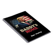 Daddy’s Zuhause 2025 A Patriotic & Funny Take Notizblock (Rechte Seite)