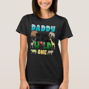 Daddy Safari 1. Geburtstag des Wilden Zoo Jungle A T-Shirt