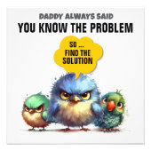 Daddy sagte immer ... fotodruck (Vorne)