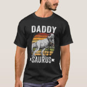 Daddy Saurus Dinosaur Daddysaurus Family Matching T-Shirt (Vorderseite)