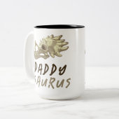 Daddy Saurus Dinosaur Tasse (Vorderseite Links)