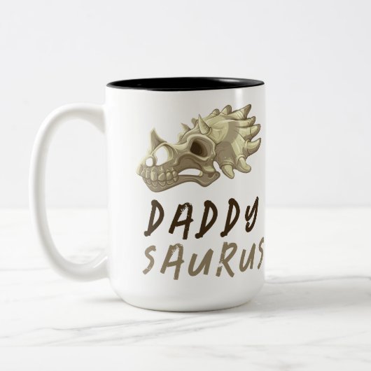 Daddy Saurus Dinosaur Tasse (Links)