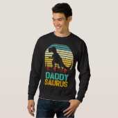 Daddy Saurus Rex Dinosaur Daddysaurus Father's Da Sweatshirt (Vorne ganz)