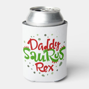 Daddy Saurus Rex Illustration Dosenkühler