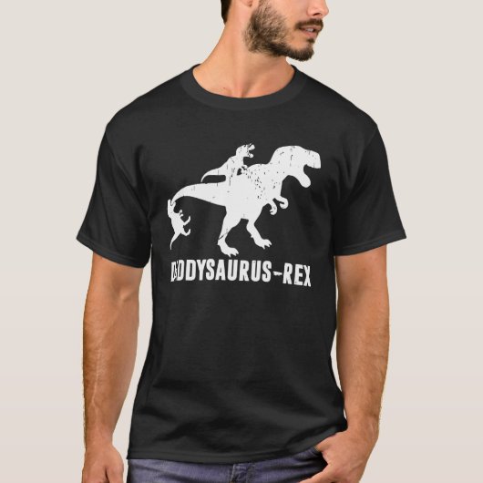 Daddy Saurus  Rex  Rex Dinosaur Dad Uncle Grandpa T-Shirt (Vorderseite)