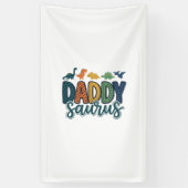 Daddy Saurus Süßer Dinosaur-Vater-Vektor-Design_1 Banner (Vertikal)
