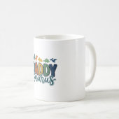 Daddy Saurus Süßer Dinosaur-Vater-Vektor-Design_1 Kaffeetasse (VorderseiteRechts)