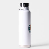 Daddy Saurus Süßer Dinosaur-Vater-Vektor-Design_1 Trinkflasche (Rechts)