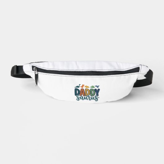 Daddy Saurus Süßer Dinosaurier-Vater-Vektor-Design Bauchtasche (Vorderseite)