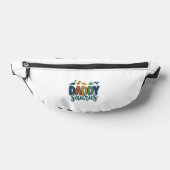 Daddy Saurus Süßer Dinosaurier-Vater-Vektor-Design Bauchtasche (Ablage )