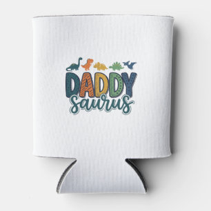 Daddy Saurus Süßer Dinosaurier-Vater-Vektor-Design Dosenkühler
