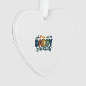 Daddy Saurus Süßer Dinosaurier-Vater-Vektor-Design Ornament (Vorderseite)
