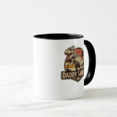 Daddy Saurus T Rex Dinosaur Daddy Saurus Tasse (VorderseiteRechts)