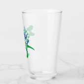 Daddy Saurus T-Rex-Silhouette Glas (Links)