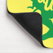 Daddy Saurus T-Rex Silhouette Mousepad (Ecke)