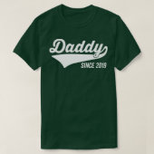 Daddy seit 2019 T-Shirt (Design vorne)