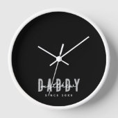Daddy Seit 20XX Moderne Elegant Simple Uhr (Vorderseite)