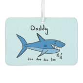 Daddy Shark Autolufterfrischer (Rückseite)