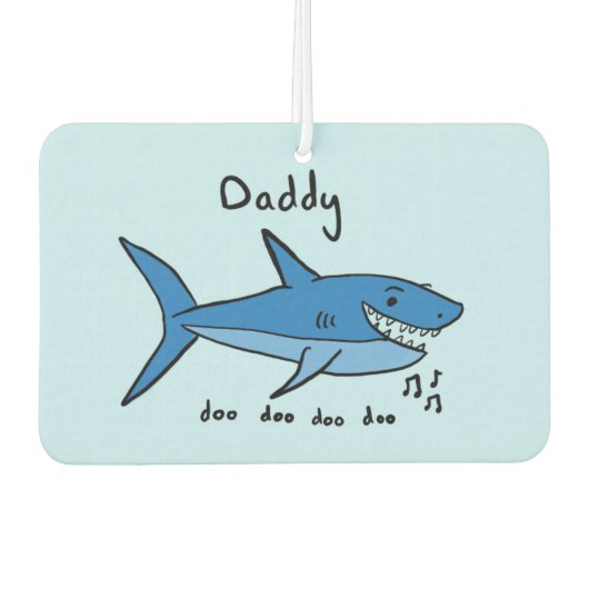 Daddy Shark Autolufterfrischer (Vorderseite)