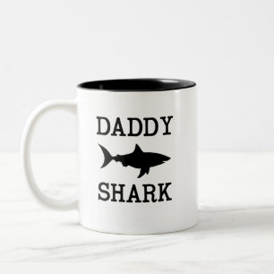 Daddy Shark coffee Tasse komisches Papa-Geschenk