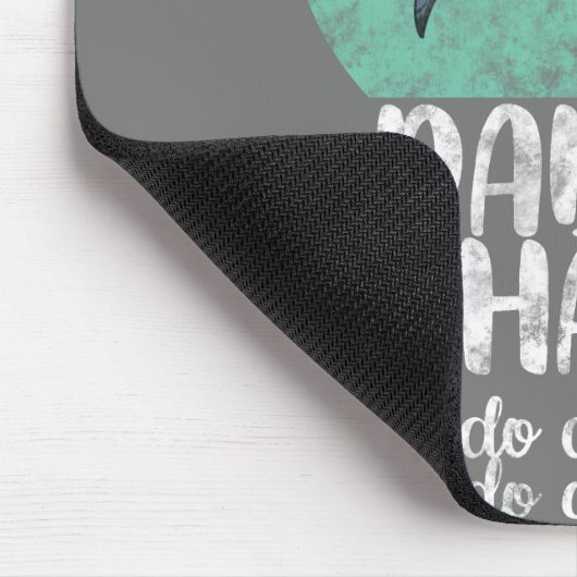 Daddy Shark Do Retro Vintag Mousepad (Ecke)