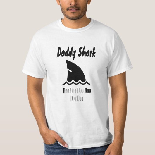 Daddy Shark Doo Doo Doo Doo Doo Song Funny Trendy T-Shirt (Vorderseite)