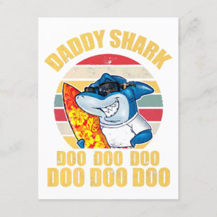 Daddy Shark Doo Doo Doo Doo Vathers Day 2024 Begleitkarte