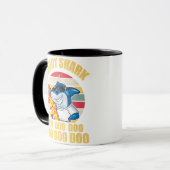 Daddy Shark Doo Doo Doo Doo Vathers Day 2024 Tasse (Vorderseite Links)
