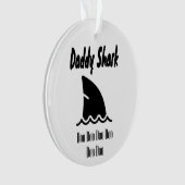 Daddy Shark Doo Doo Trendy Niedlich Song Ornament (Vorderseite)