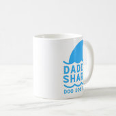 Daddy Shark, Funny Daddy Shark Doo Doo, Coffee Kaffeetasse (VorderseiteRechts)
