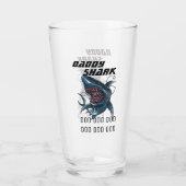 Daddy Shark Glas (Rückseite)