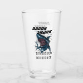 Daddy Shark Glas (Vorderseite)