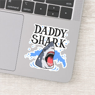 Daddy Shark - Great White Aufkleber