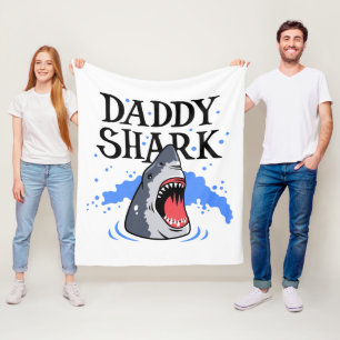 Daddy Shark - Great White Fleecedecke