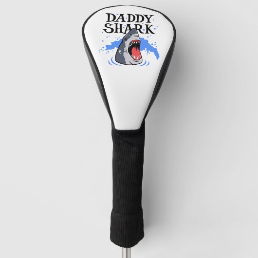 Daddy Shark - Great White Golf Headcover (Vorderseite)