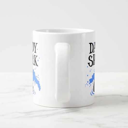 Daddy Shark - Great White Jumbo-Tasse (Rückseite)