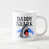 Daddy Shark - Great White Jumbo-Tasse (Rechts)