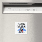 Daddy Shark - Great White Magnet (In Situ (Geschirrspüler))