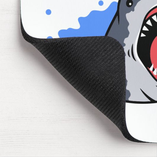 Daddy Shark - Great White Mousepad (Ecke)